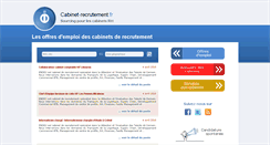 Desktop Screenshot of cabinet-recrutement.fr