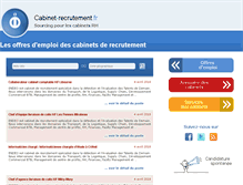 Tablet Screenshot of cabinet-recrutement.fr